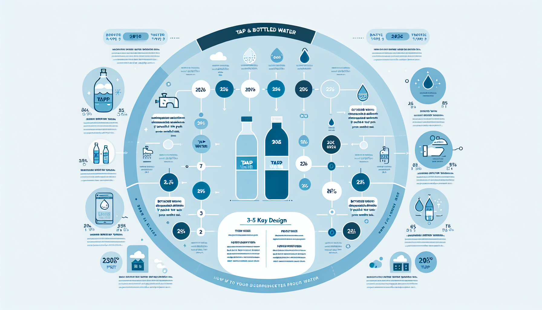 tap water vs bottled water infographic