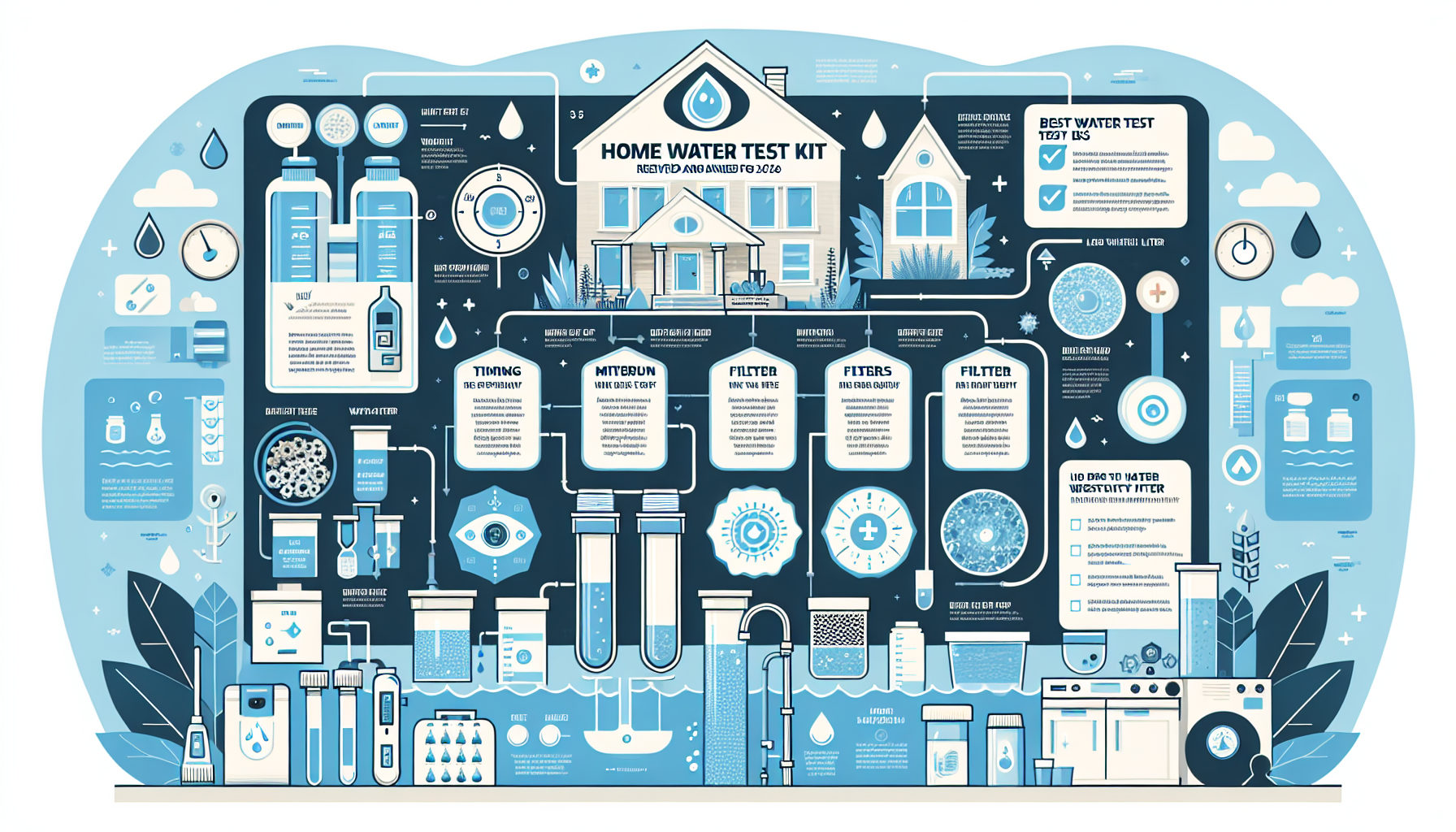best home water test kits infographic