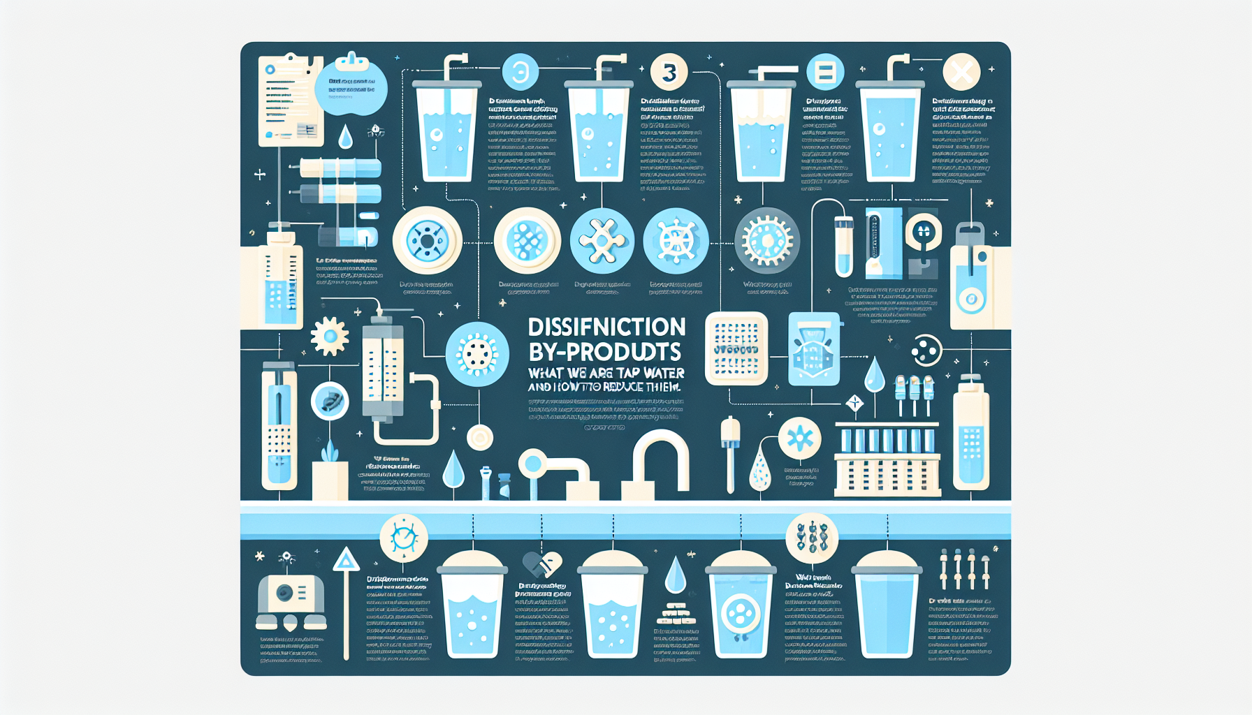 disinfection byproducts in tap water infographic