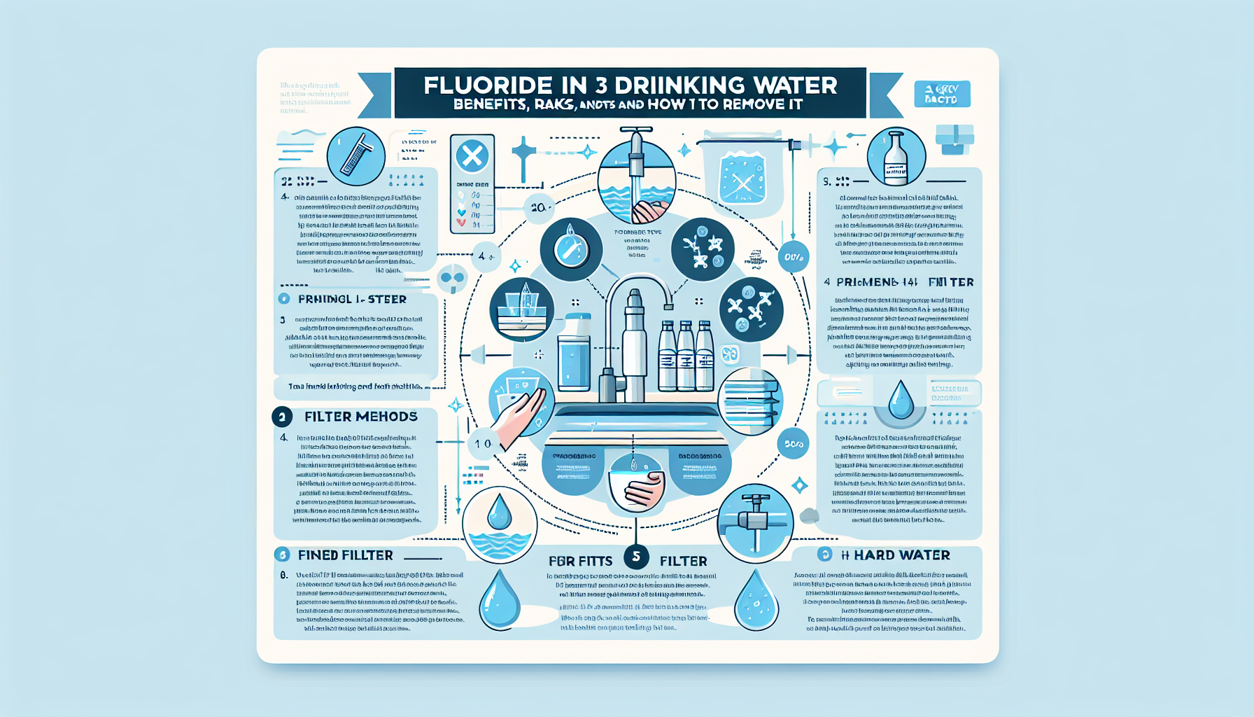 fluoride in drinking water infographic