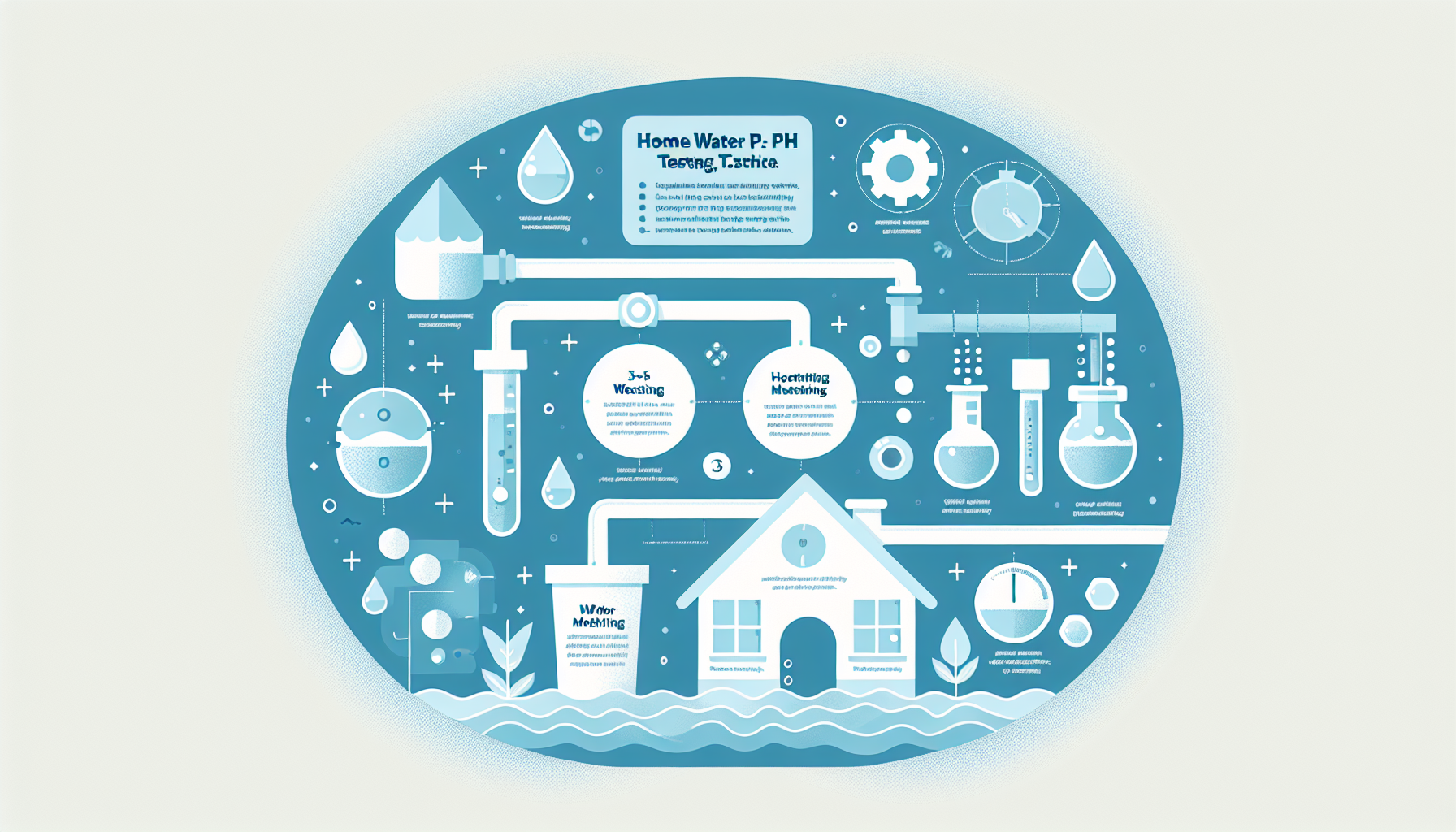 home water pH testing infographic