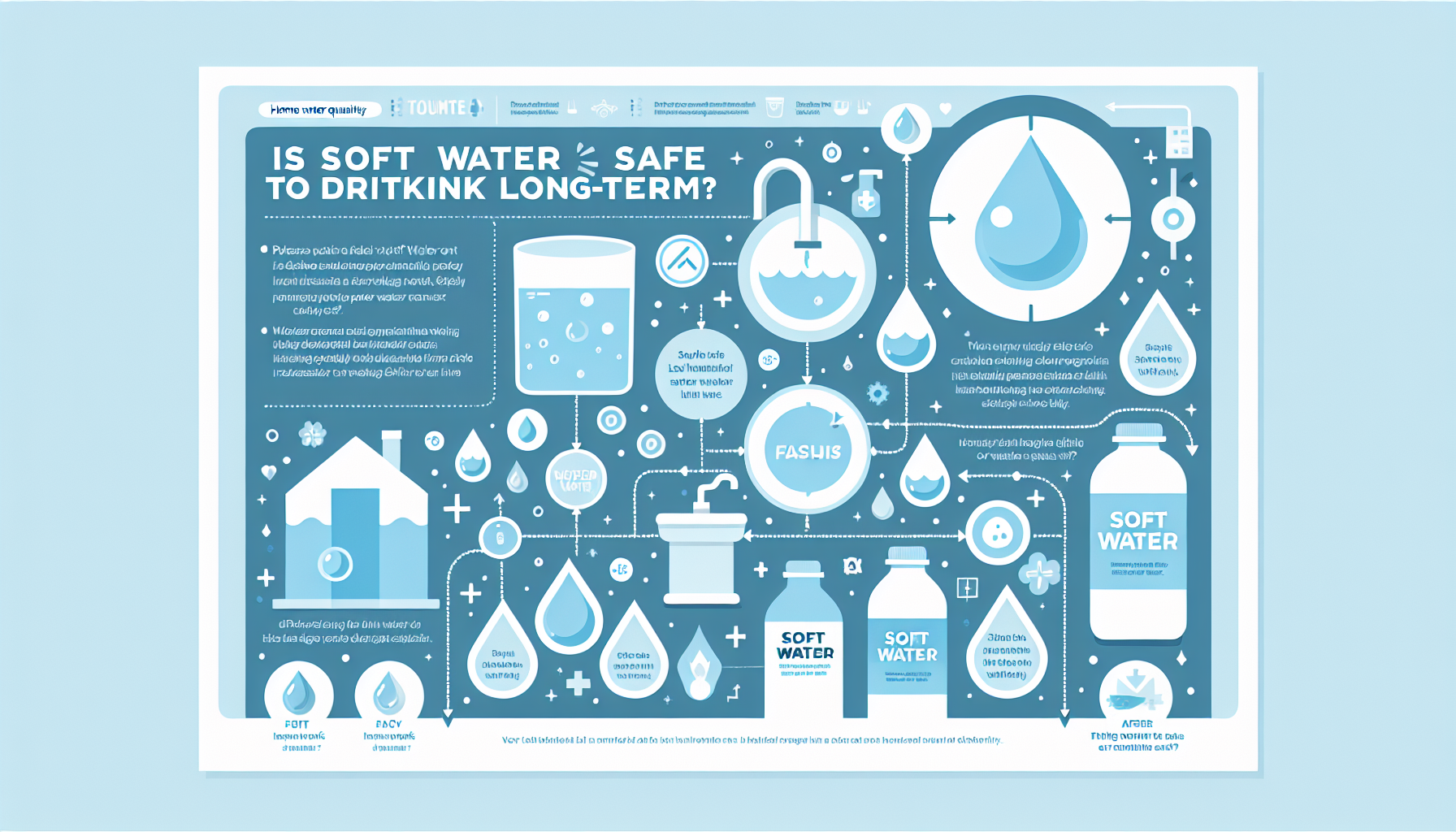 is soft water safe to drink infographic