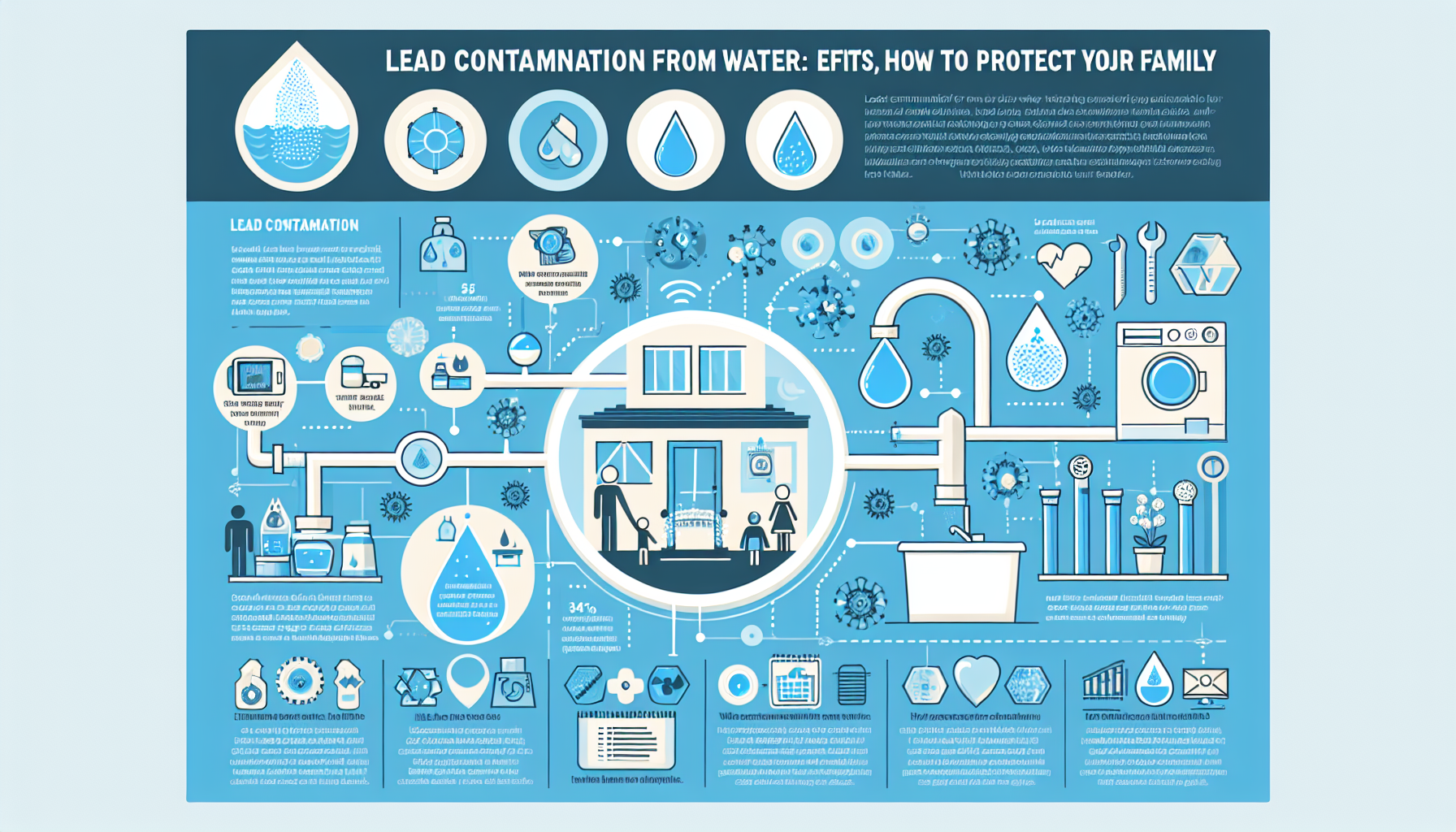 lead poisoning from water infographic