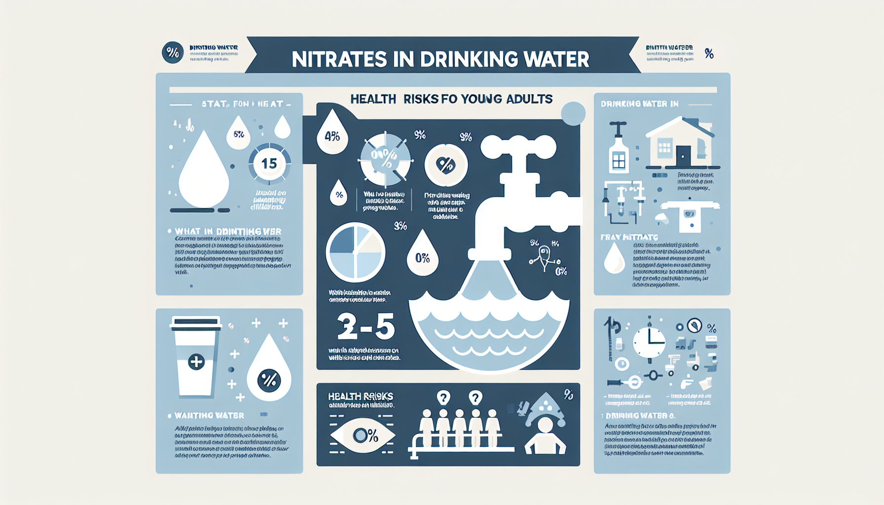nitrates in drinking water infographic
