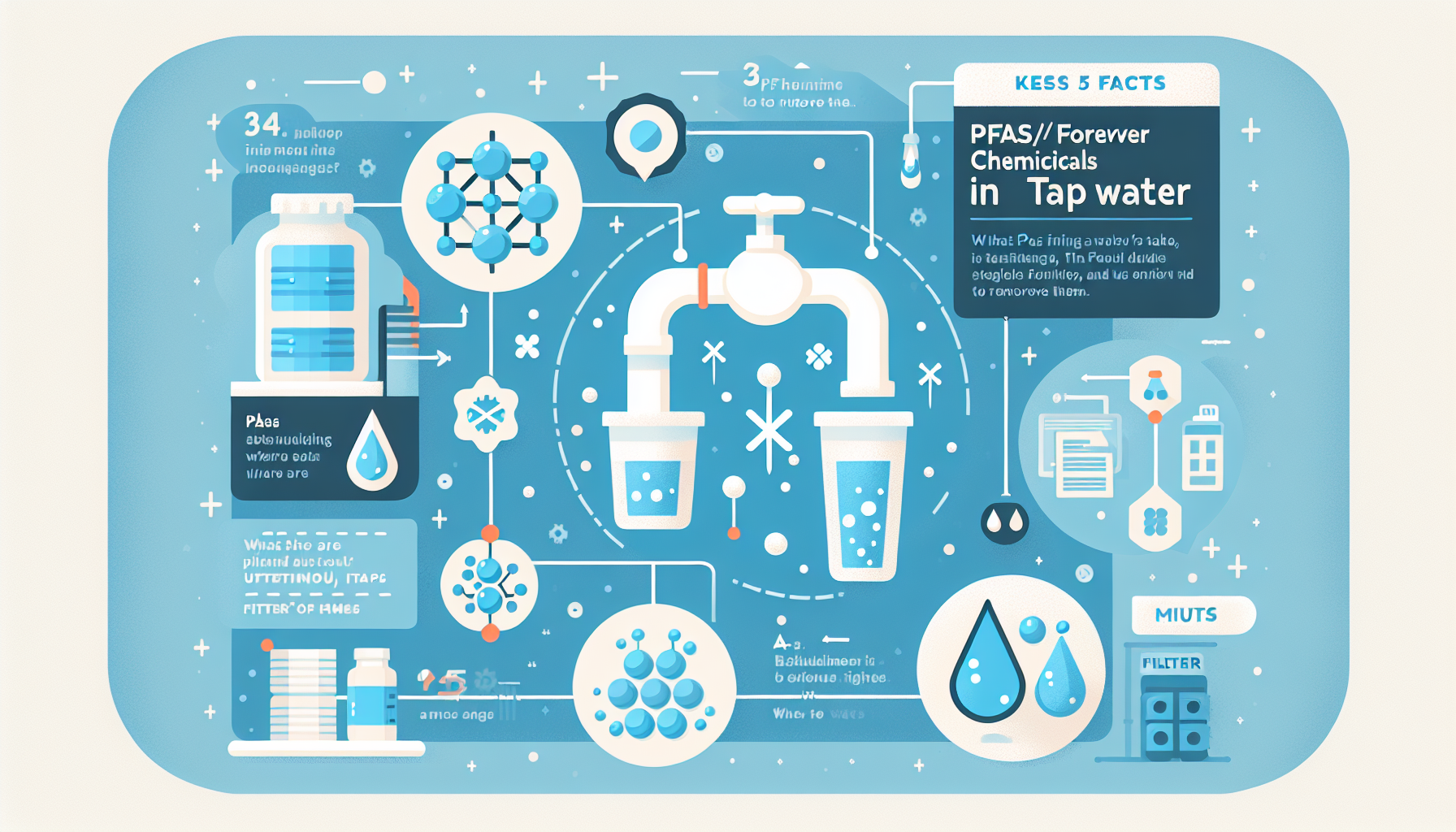 PFAS in tap water infographic
