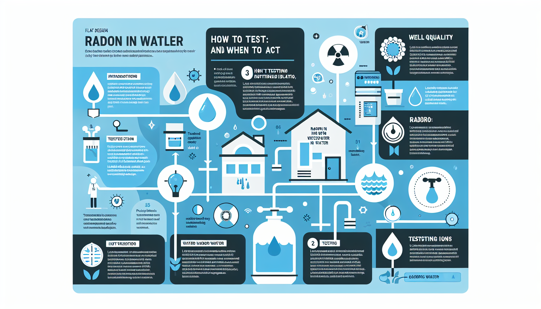 radon in well water infographic