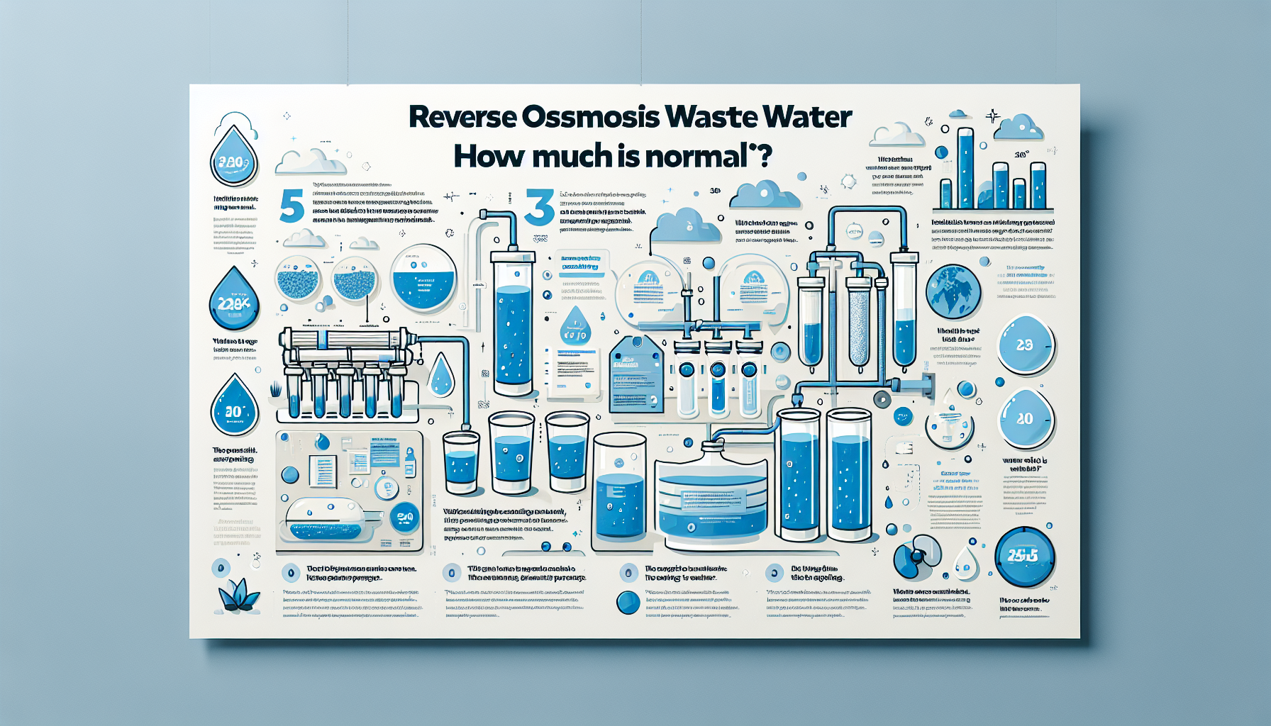 reverse osmosis waste water infographic
