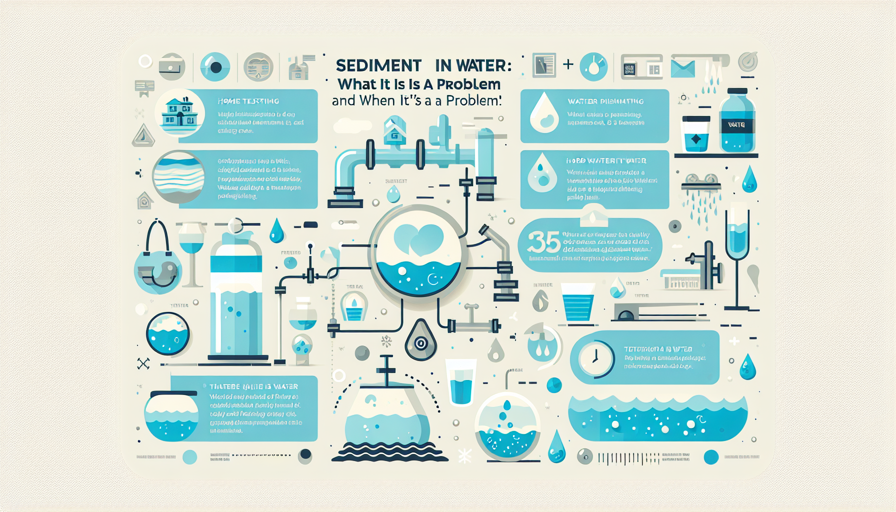 sediment in water infographic