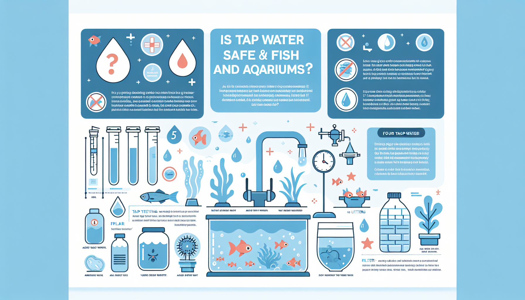 tap water safe for fish infographic