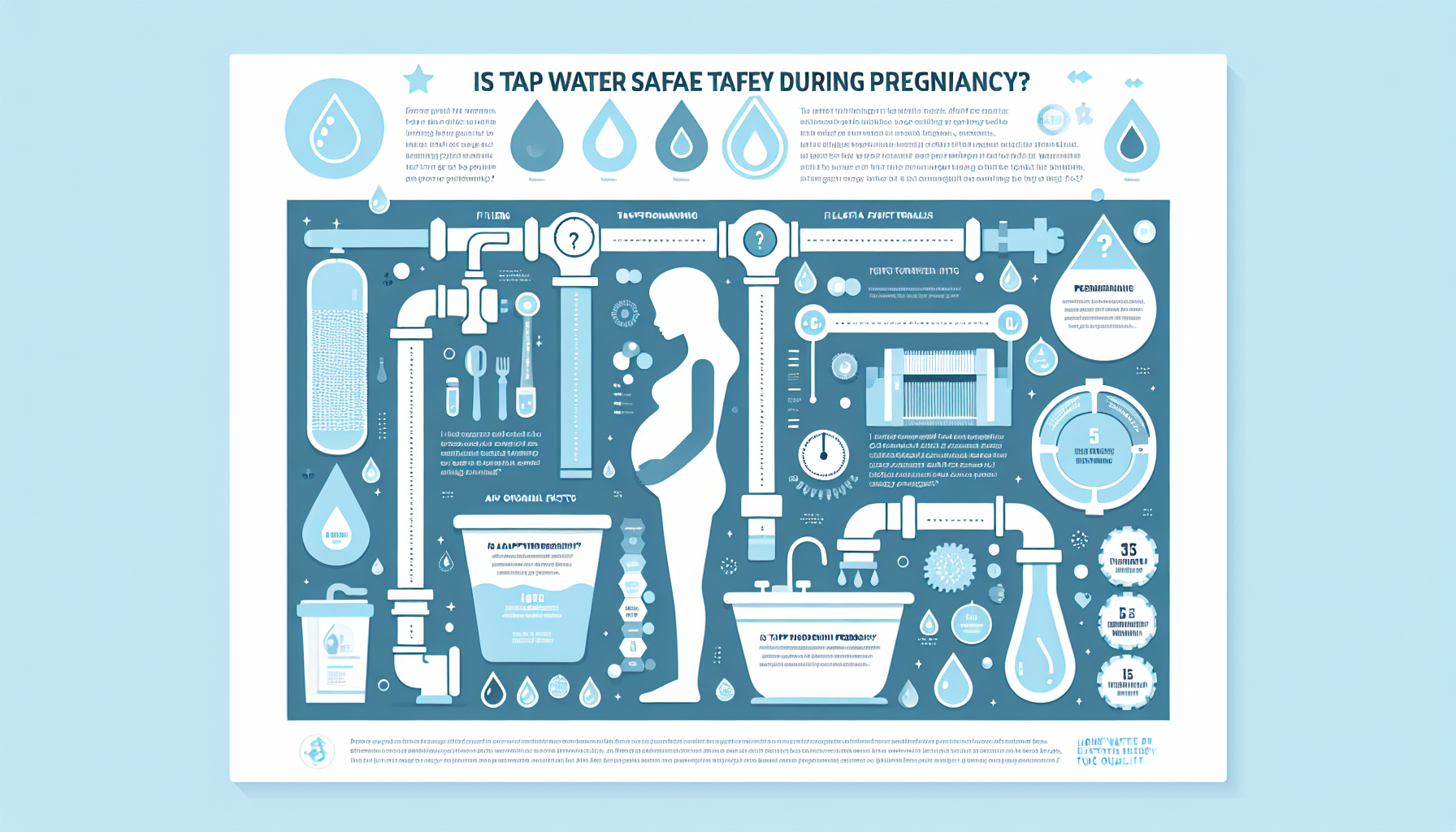 tap water safe during pregnancy infographic