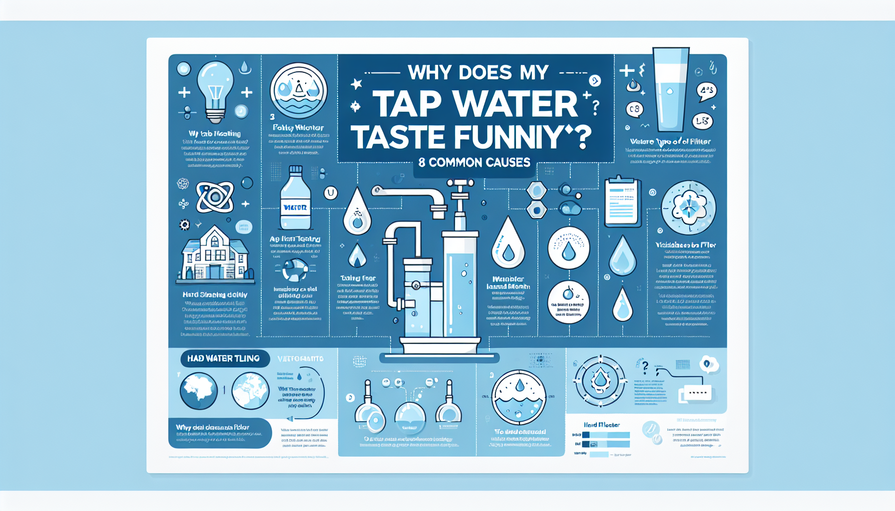 tap water taste funny infographic