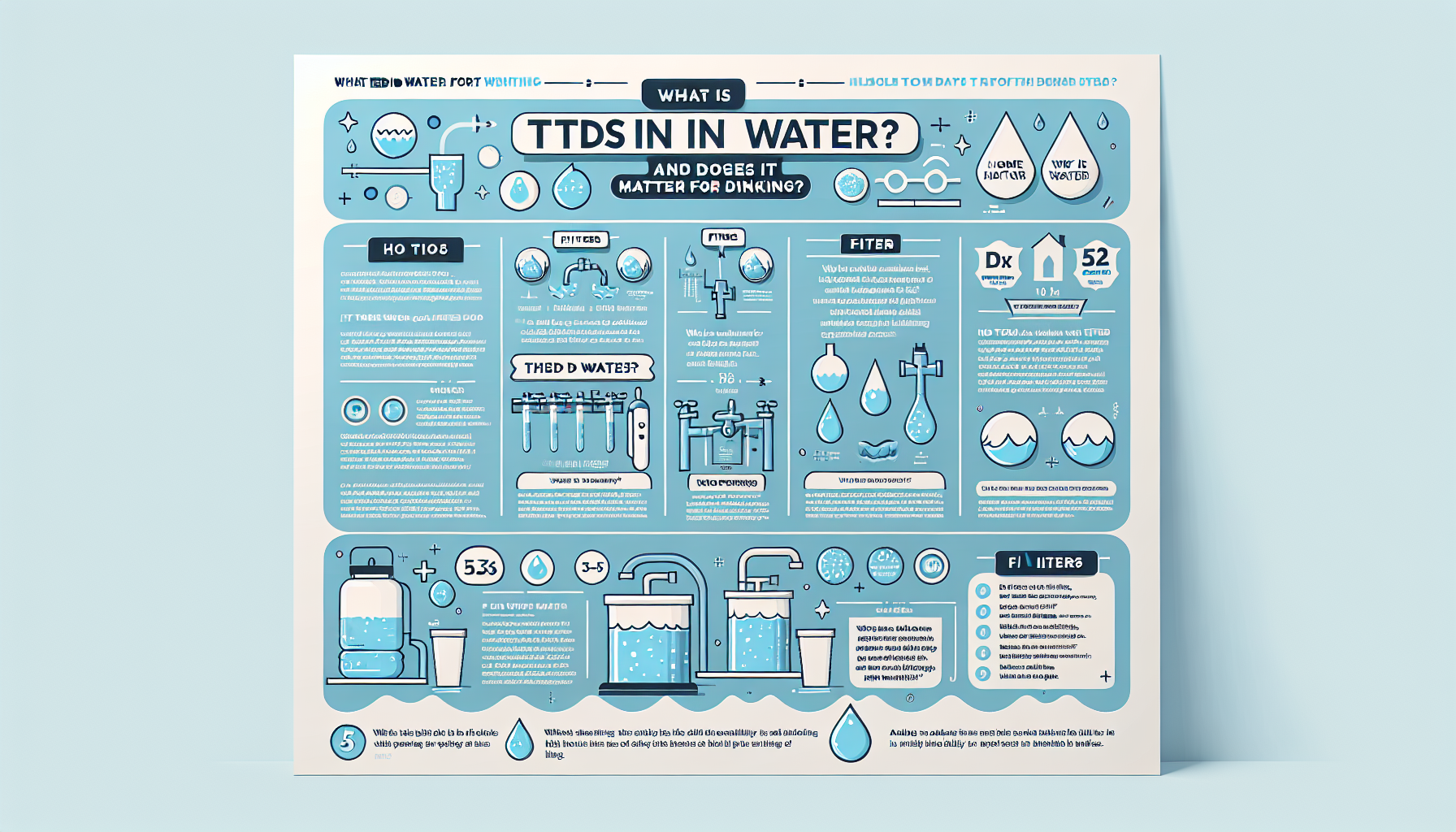 TDS in water infographic