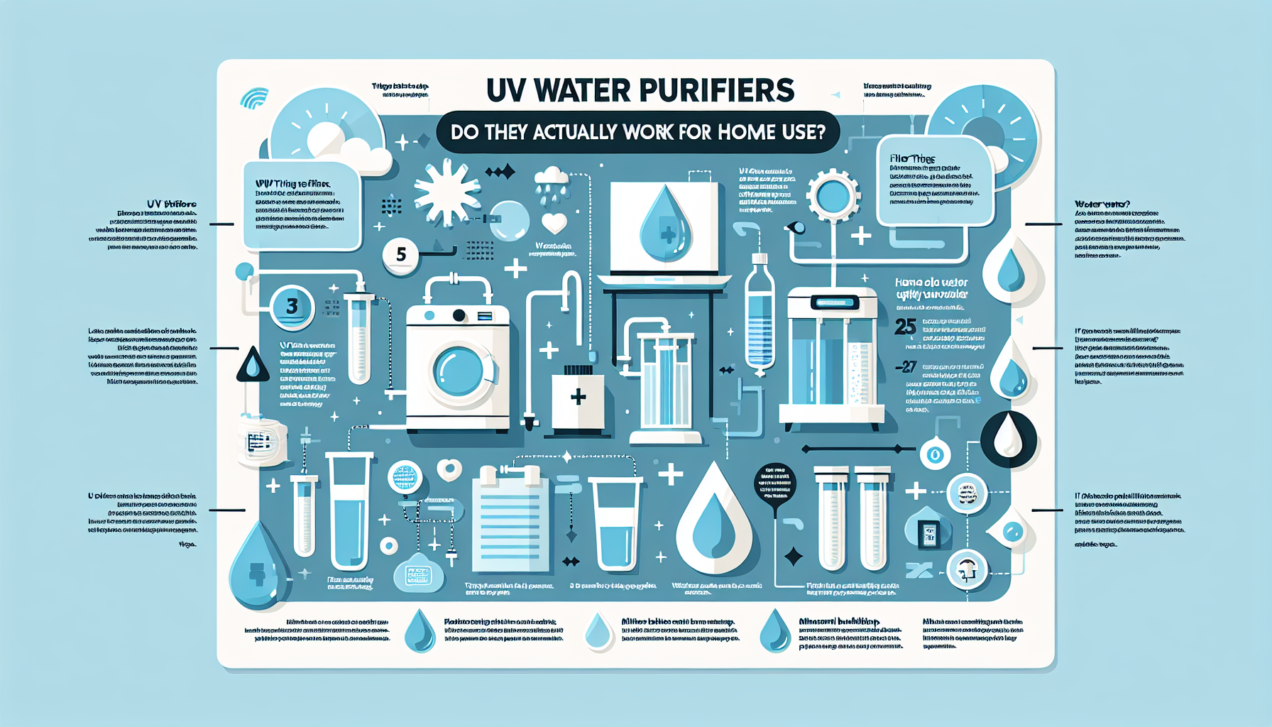 UV water purifiers for home infographic