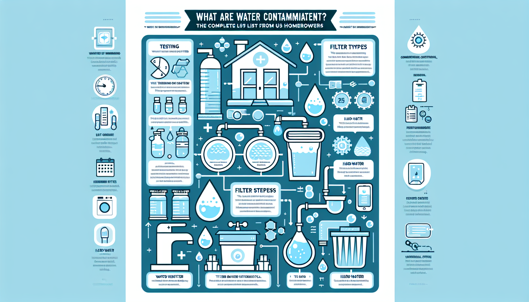 water contaminants infographic