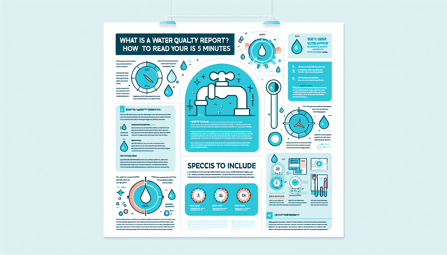 water quality report CCR infographic