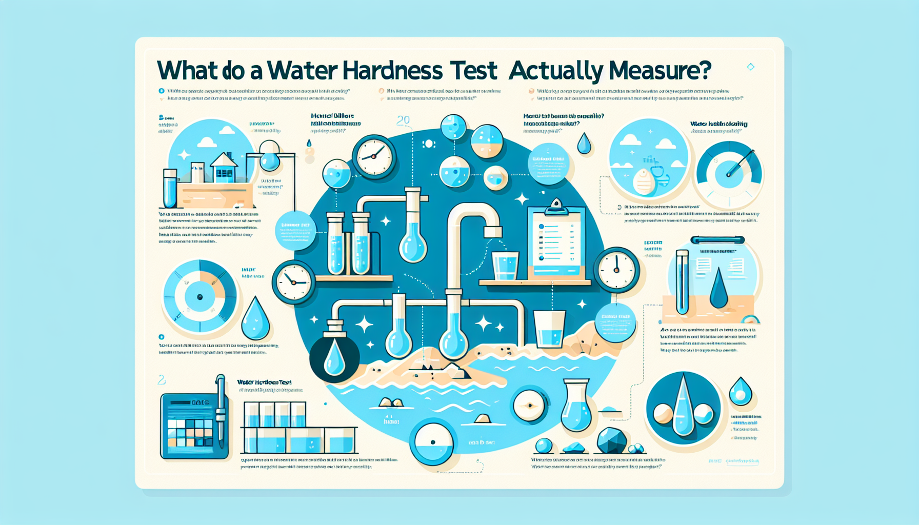 water hardness test infographic