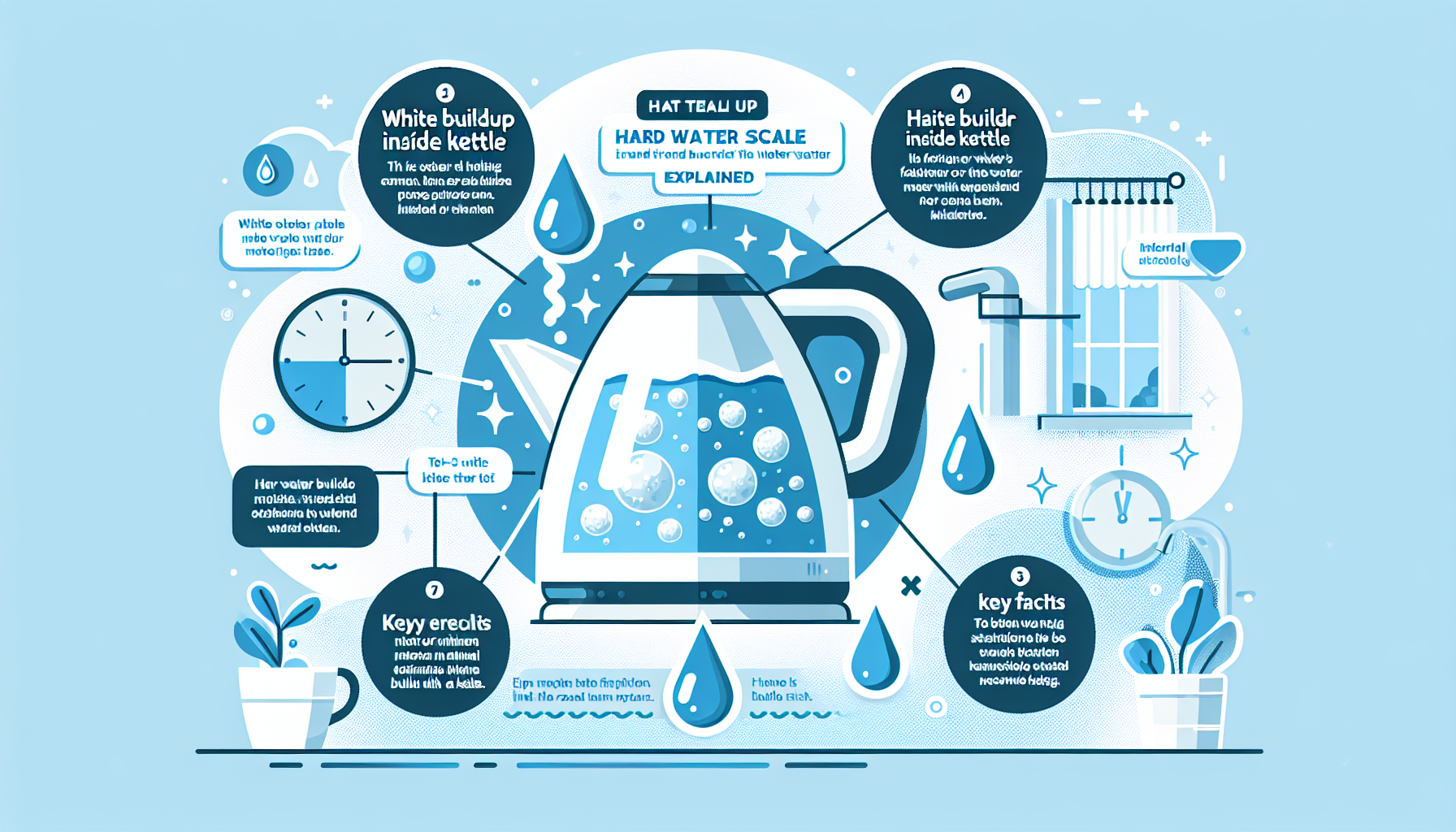 white buildup inside kettle infographic