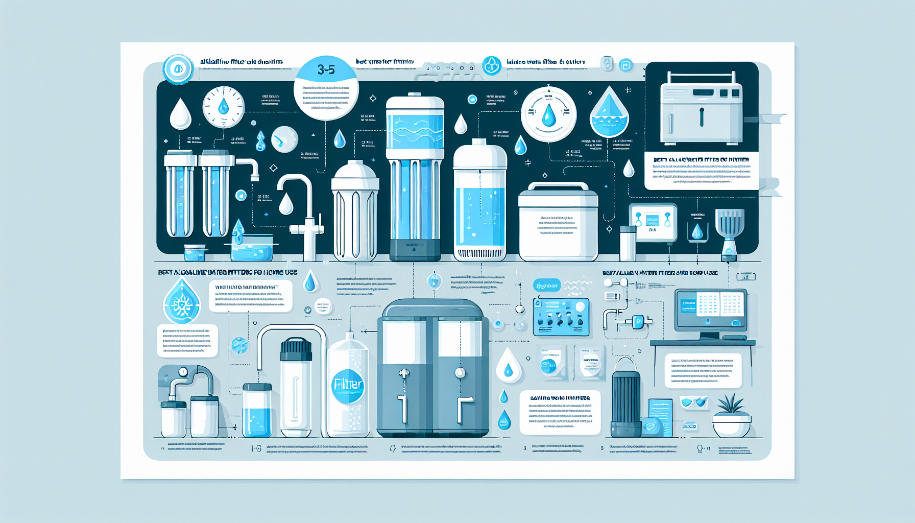 best alkaline water filters and ionizers infographic