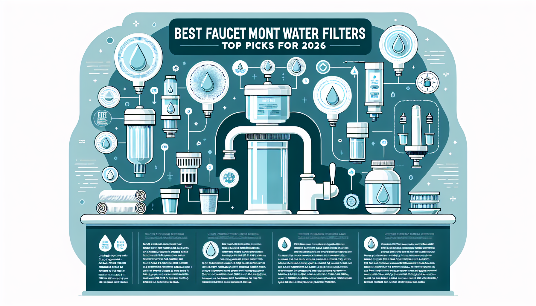 faucet mount water filters infographic