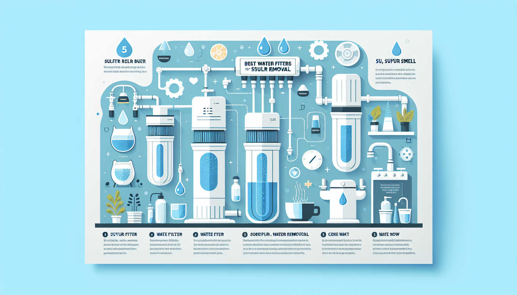 water filters for sulfur smell infographic