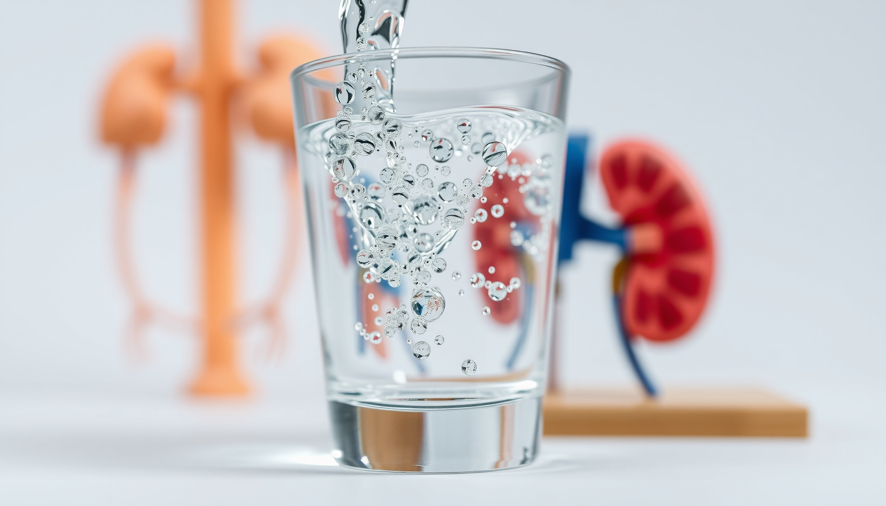best water for kidney health close-up view