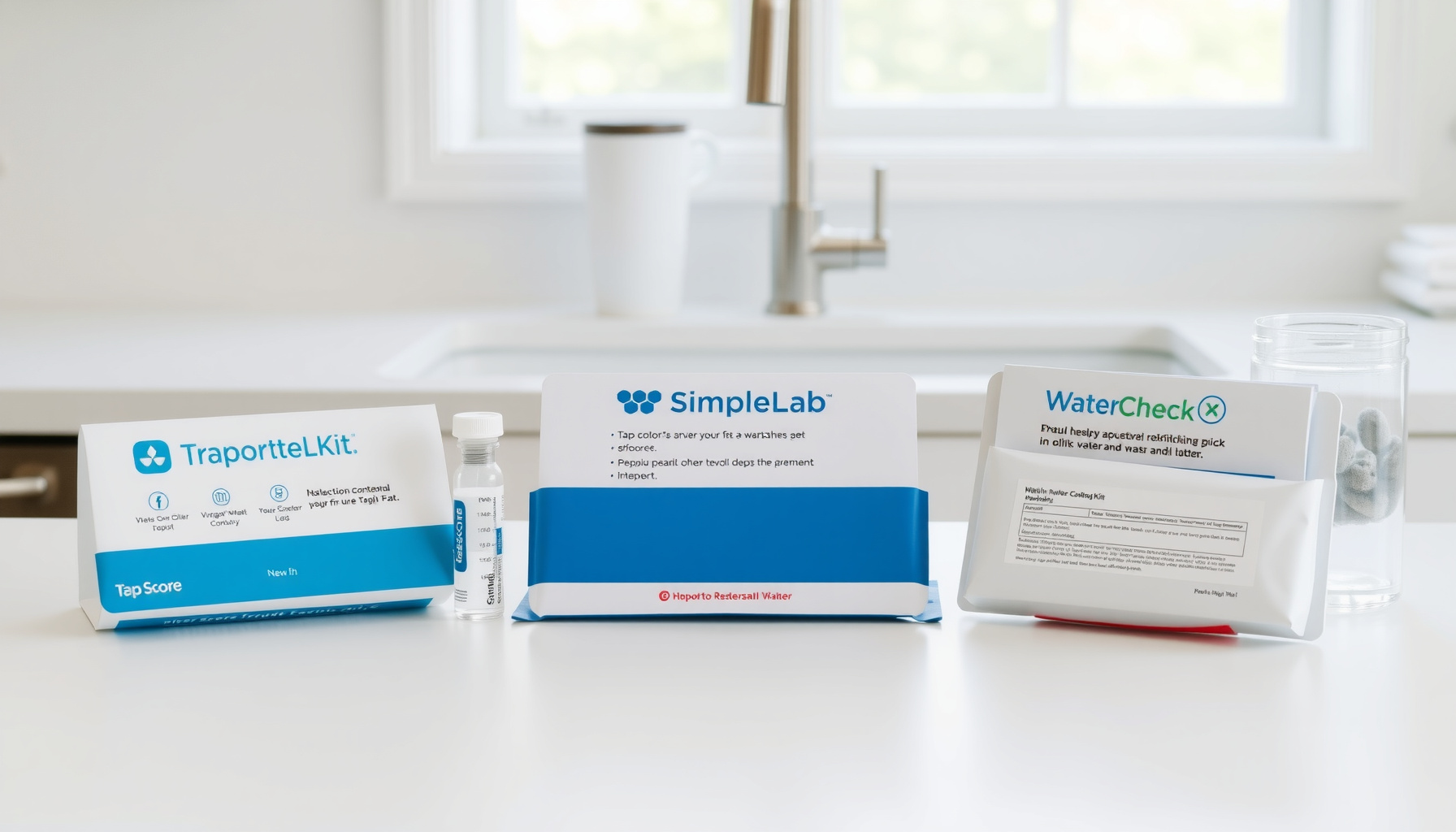 Tap Score vs SimpleLab vs WaterCheck: Mail-In Water Test Comparison