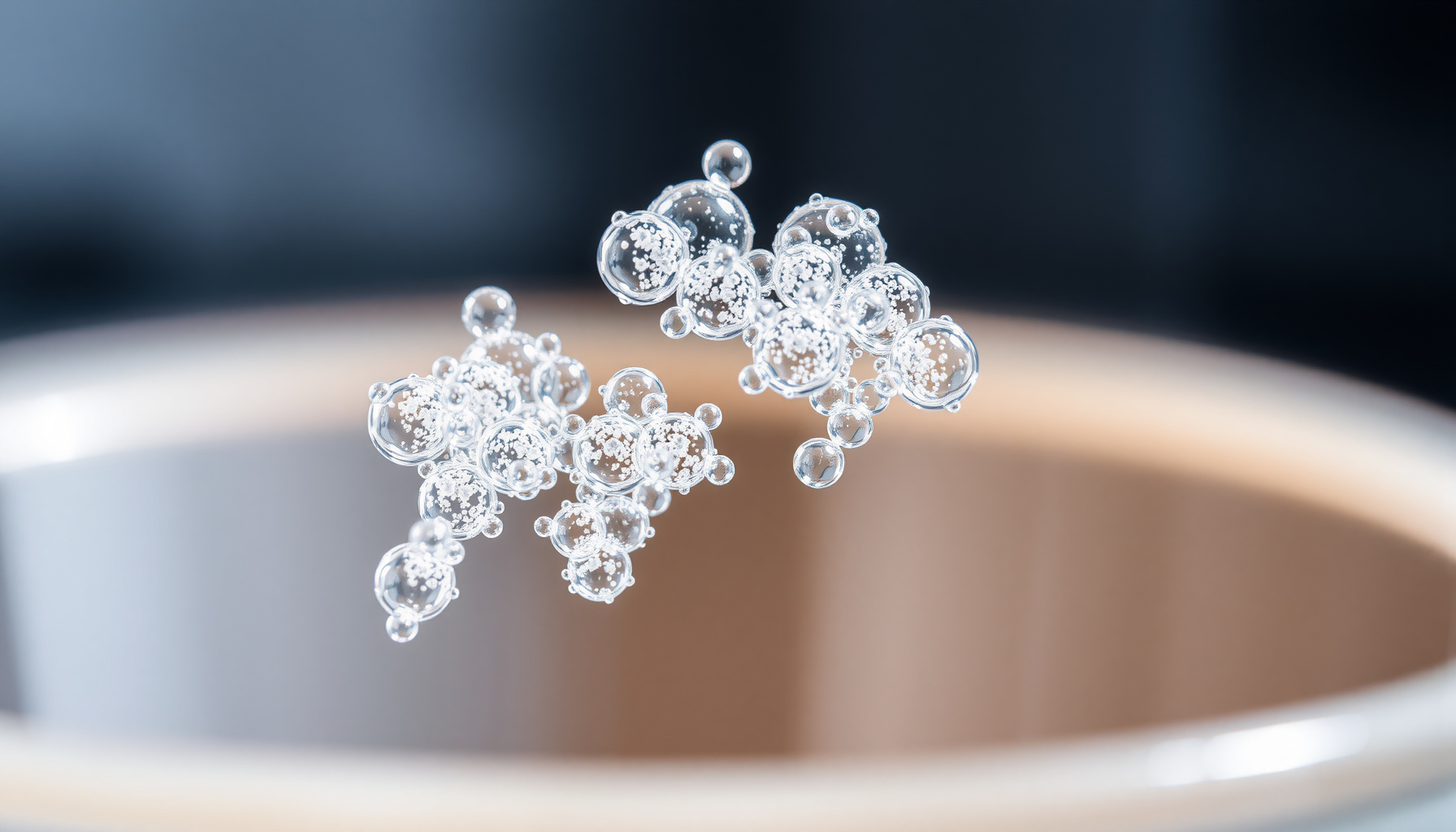 carbonated water soda stream safety close-up view