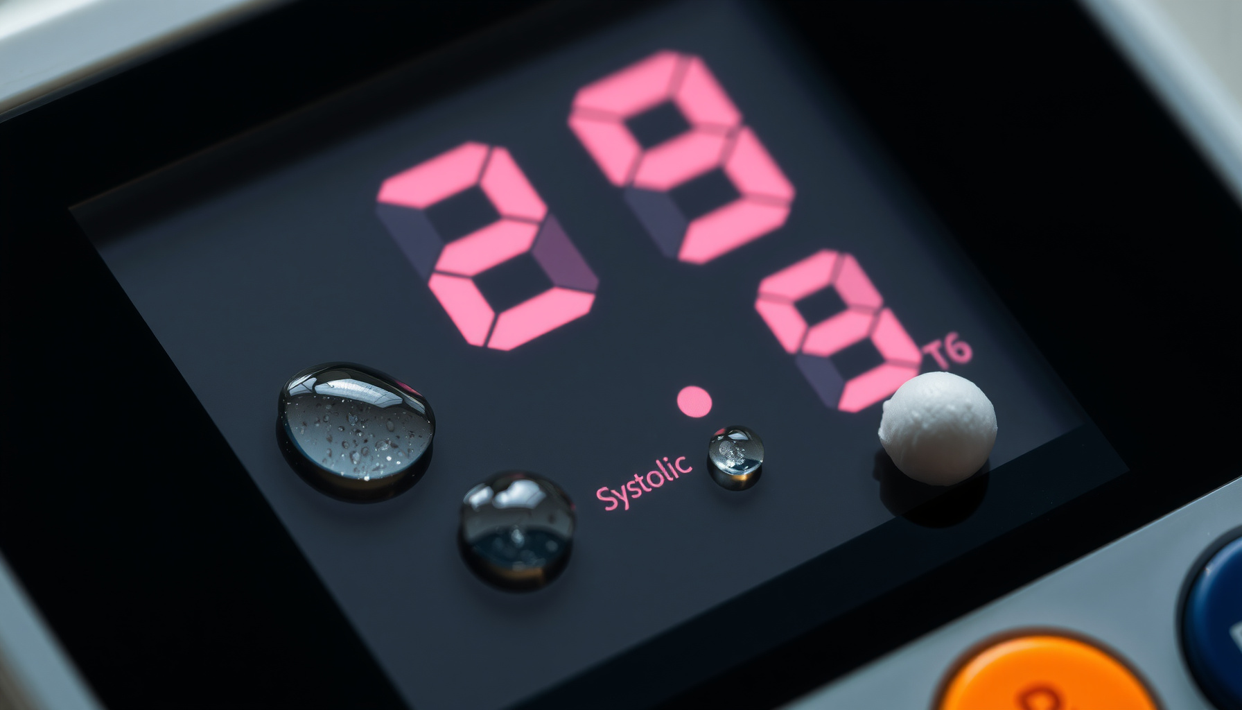 soft water blood pressure close-up view