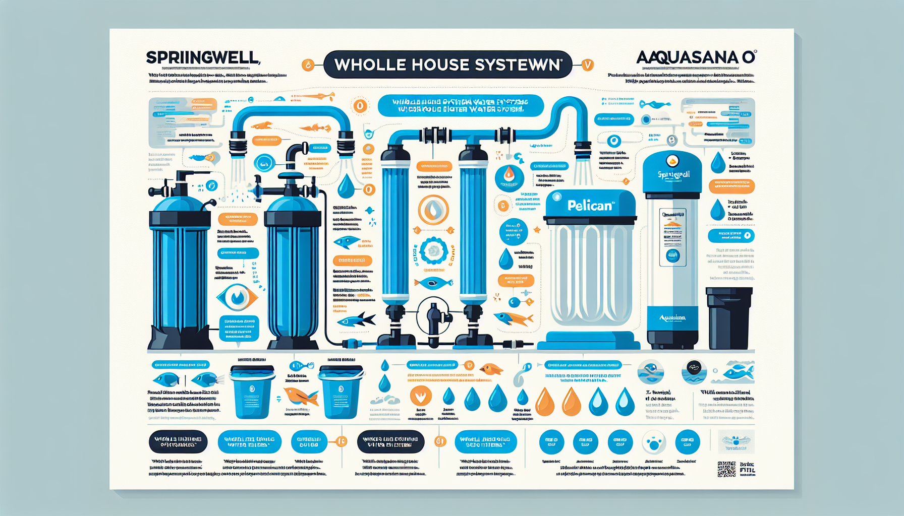 whole house water filter system comparison infographic