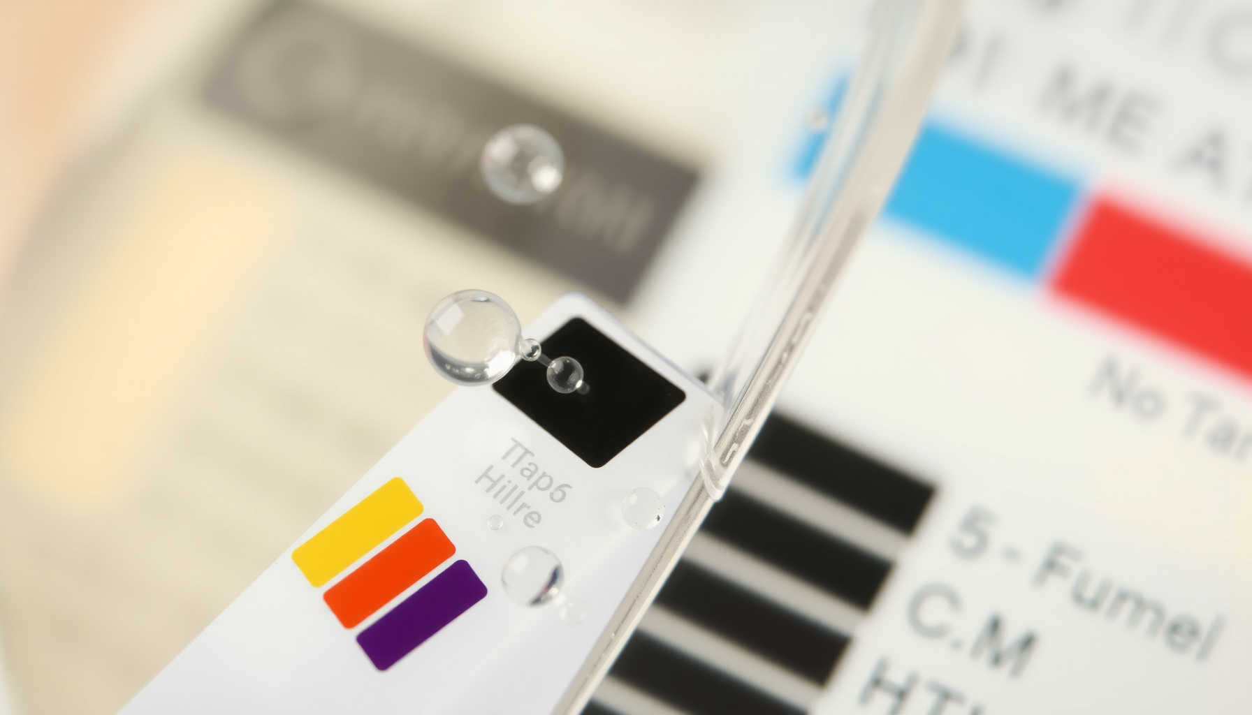 Miami tap water quality close-up view