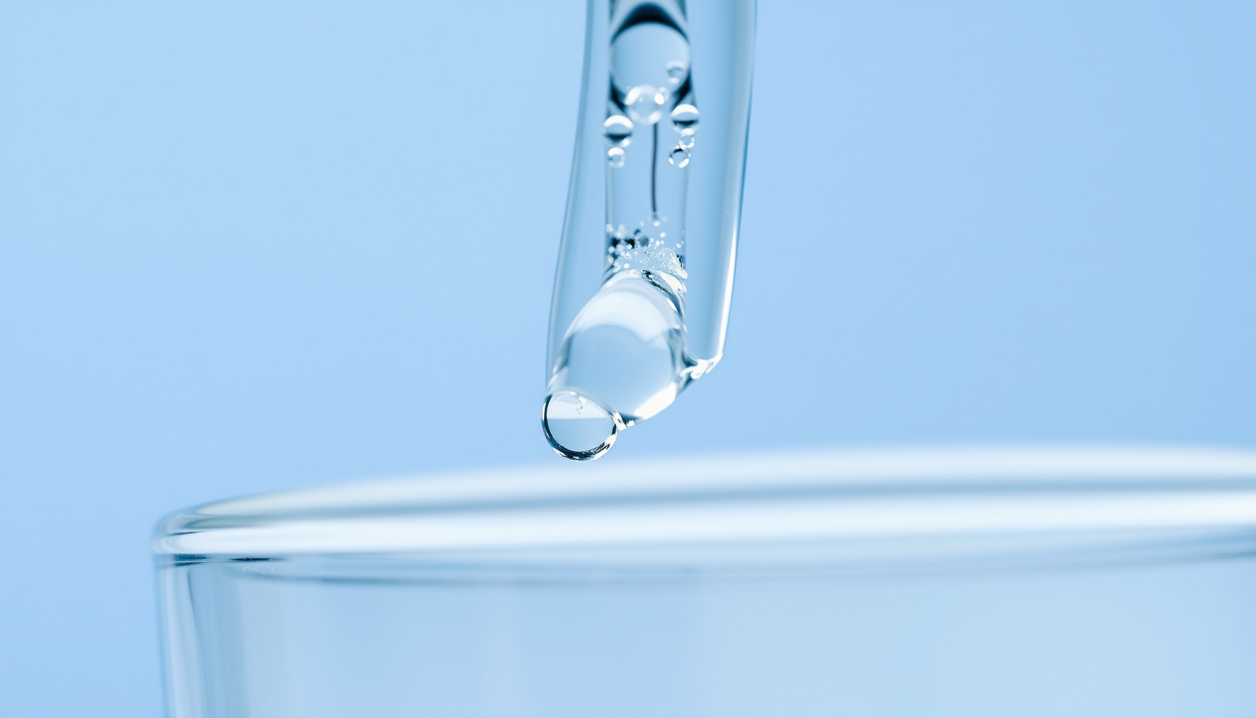 Seattle tap water quality close-up view