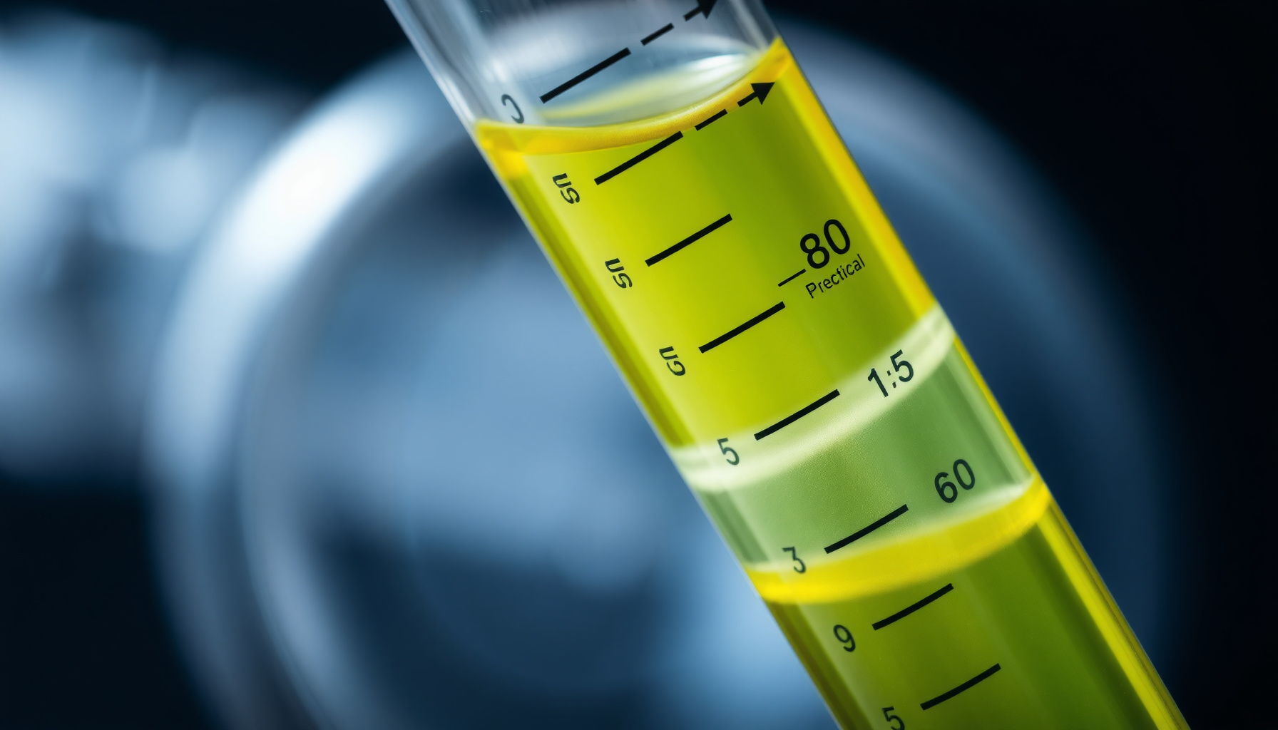 total coliform and E. coli in well water close-up view
