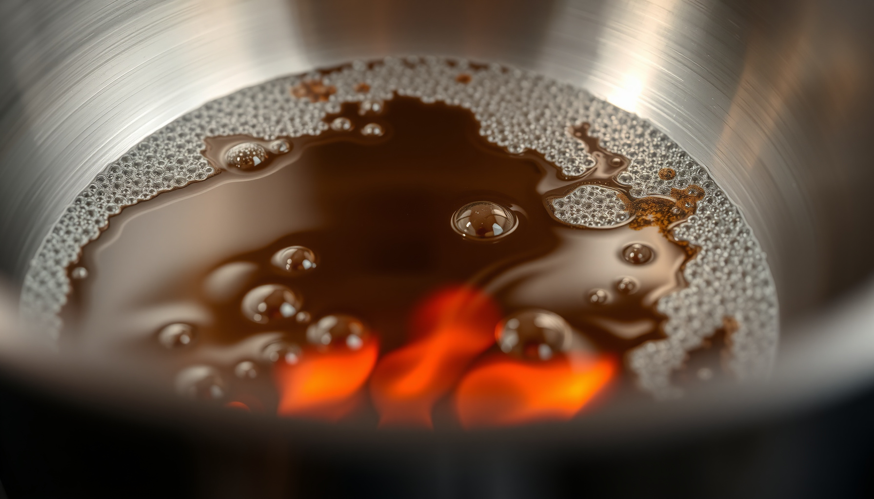 does boiling water concentrate heavy metals close-up view