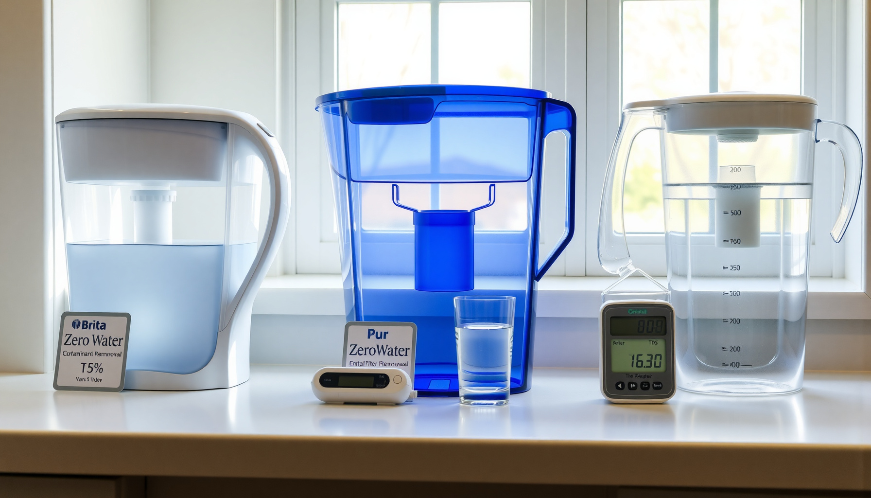 Brita vs PUR vs ZeroWater: Which Removes the Most Contaminants by the Numbers