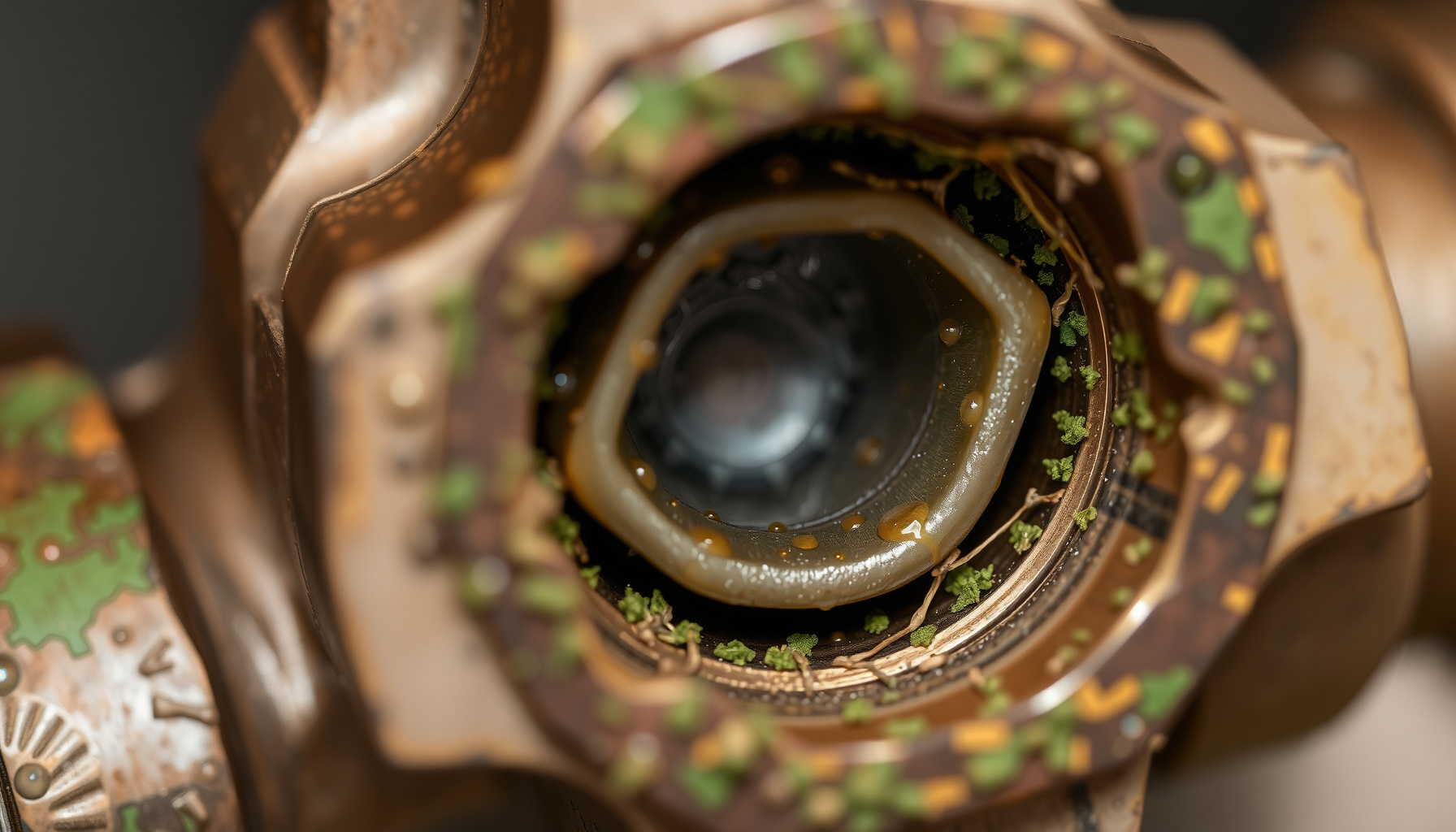 cross-connection contamination close-up view