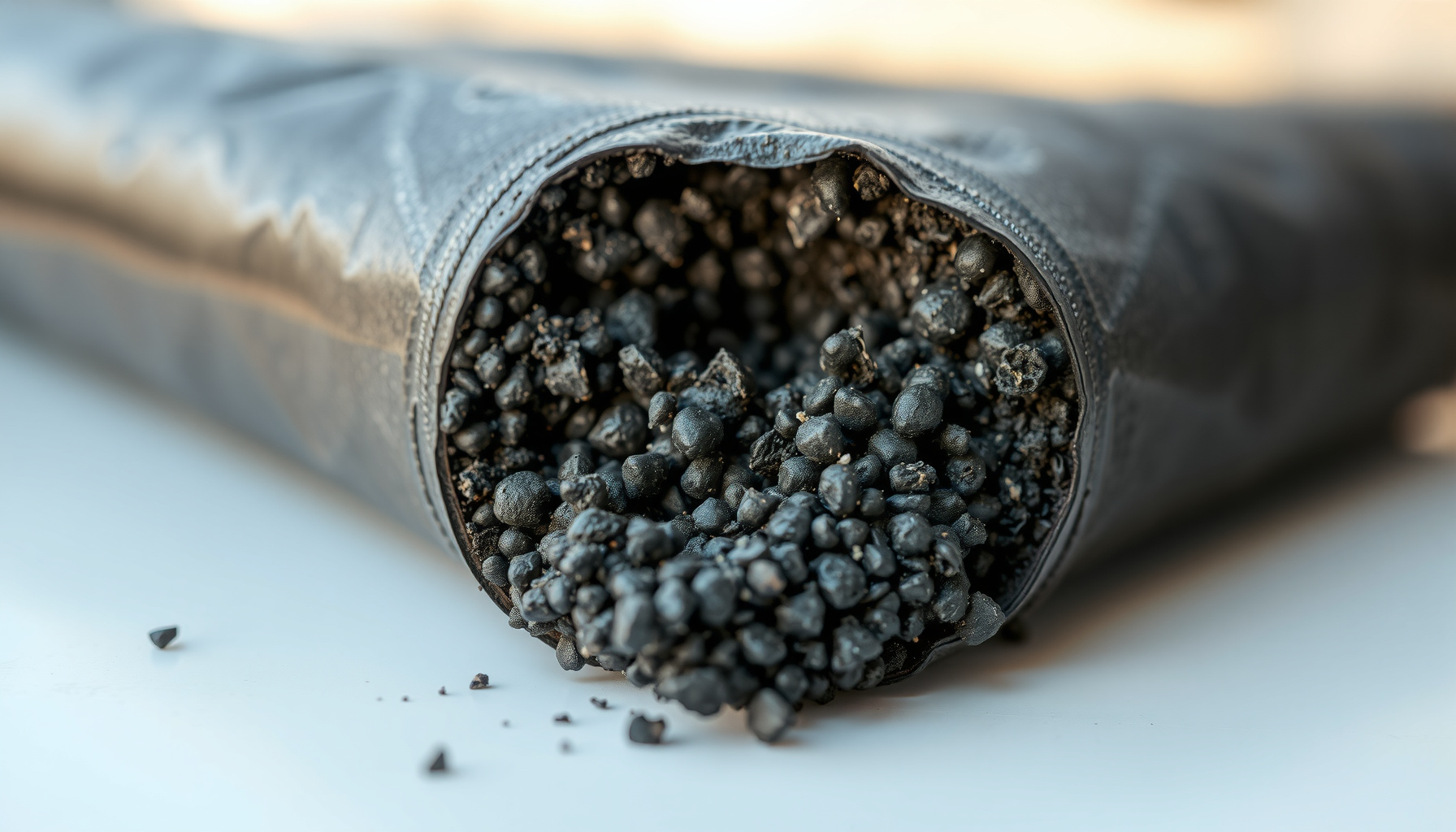 how to dispose of old water filters close-up view