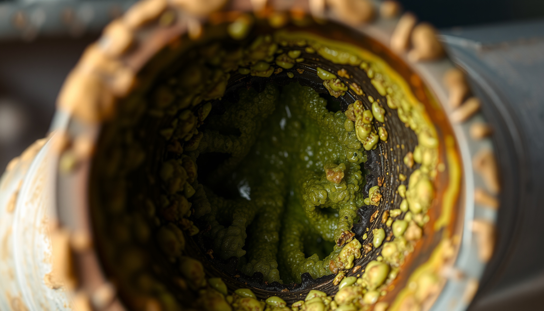 legionella in hot water systems close-up view