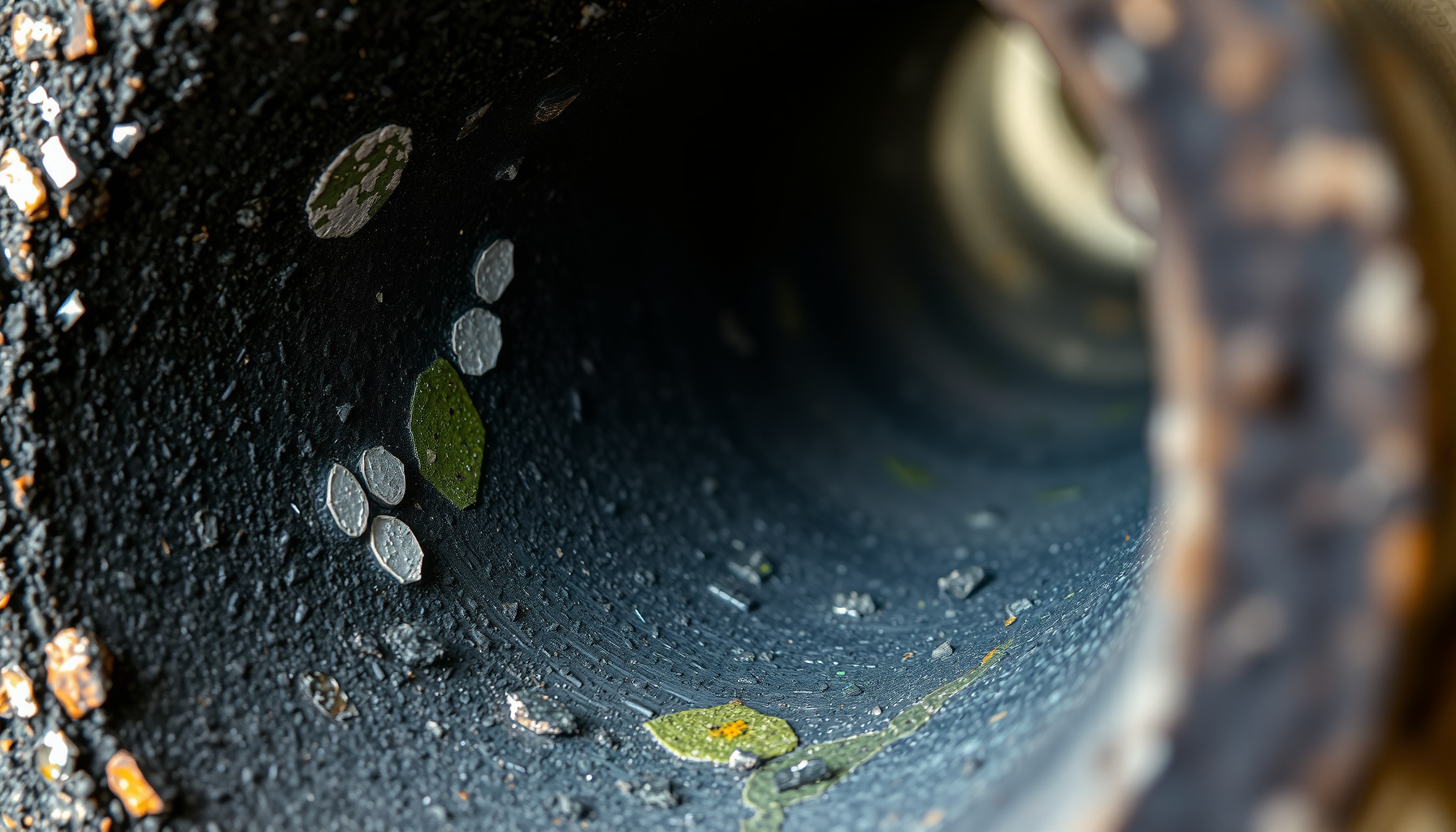 prevent lead leaching from old pipes close-up view