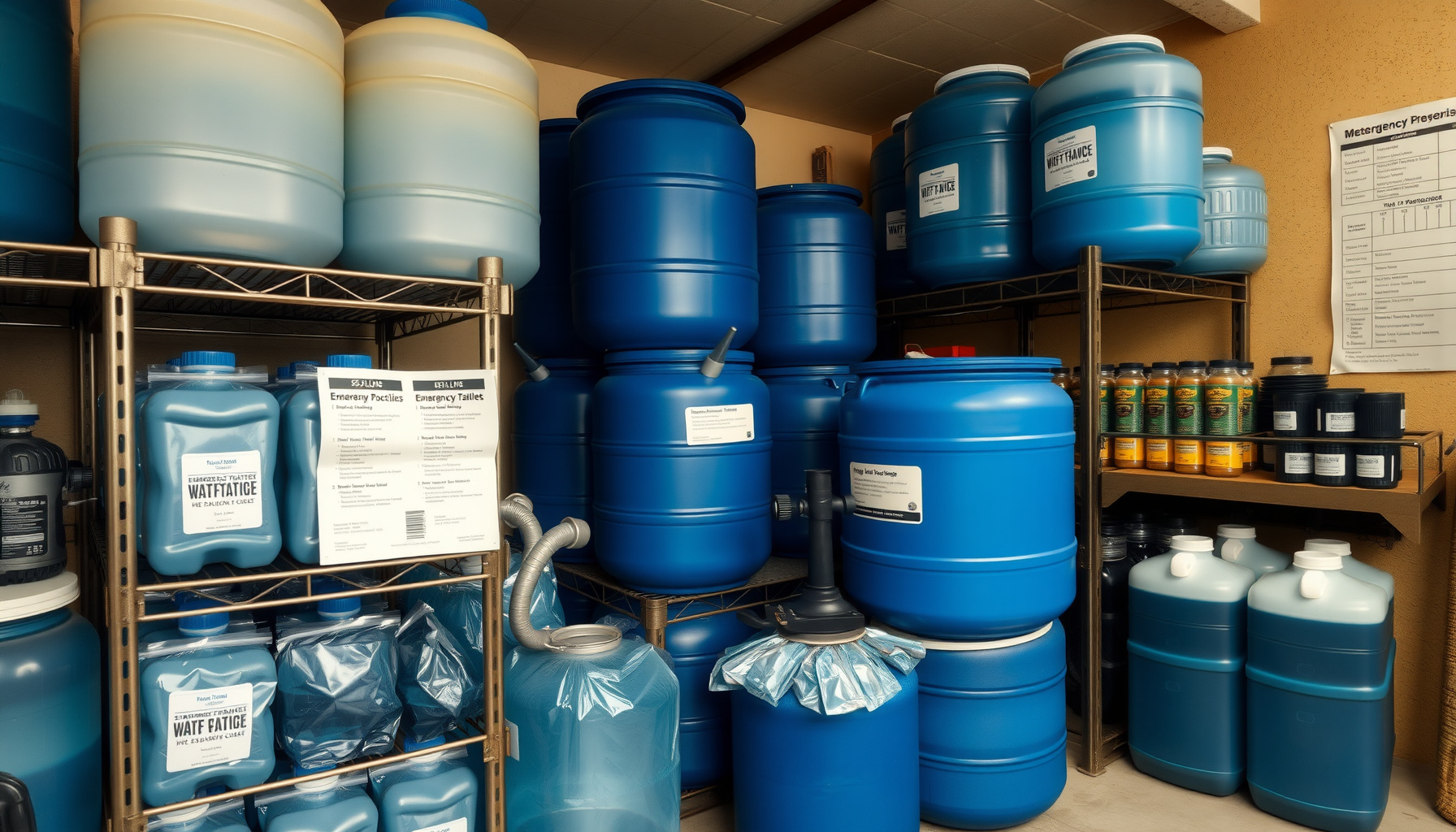 How to Store Emergency Drinking Water for a Natural Disaster