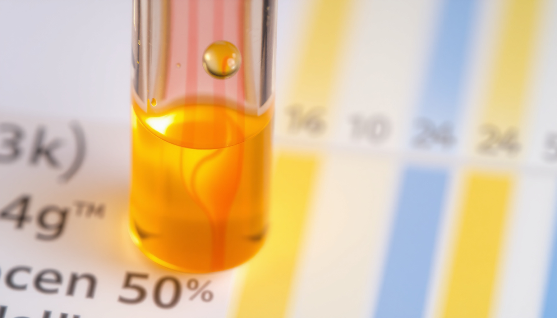 hexavalent chromium in tap water close-up view