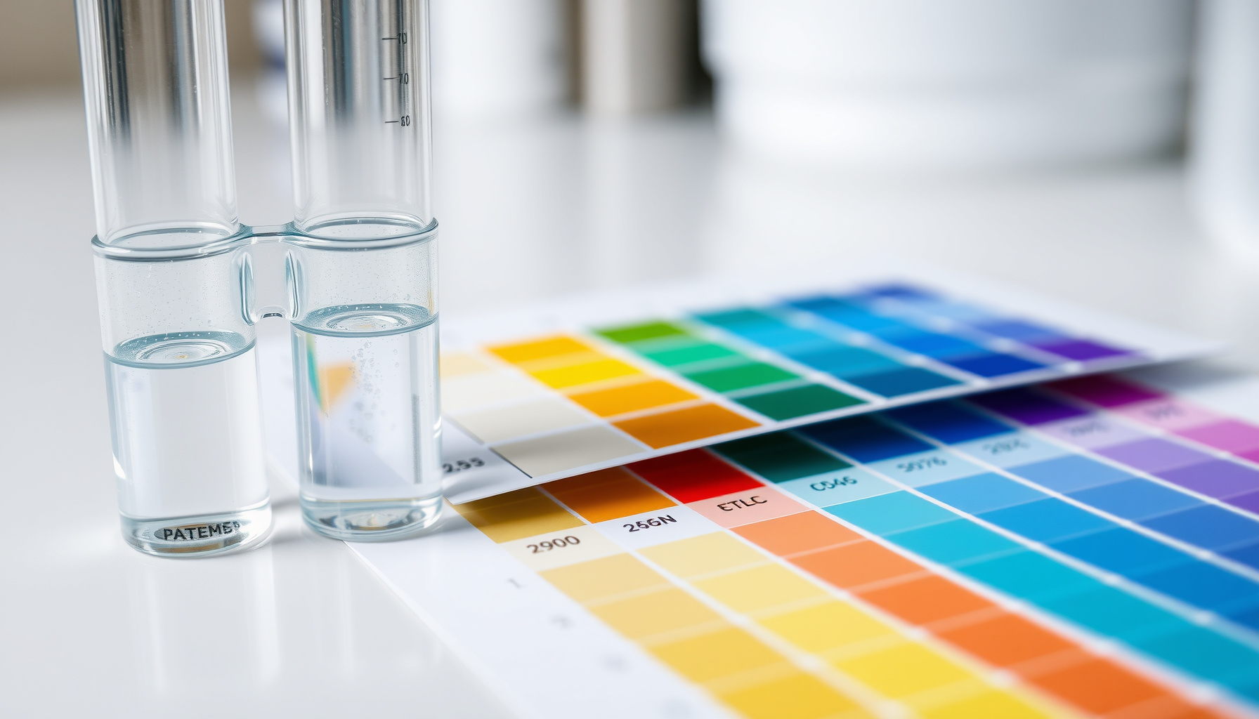test water quality in a new house close-up view