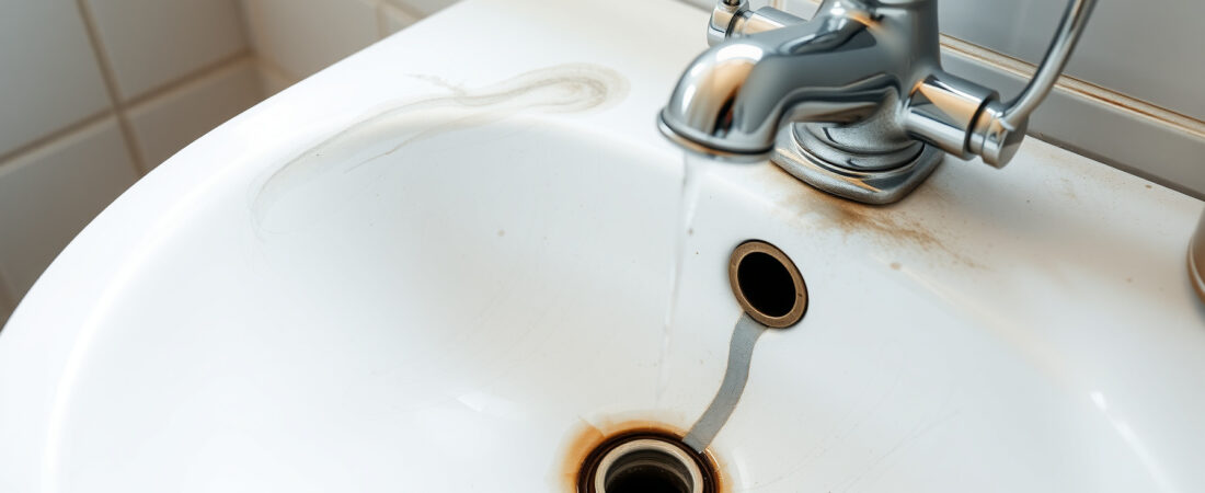 Why Does My Water Leave Gray Stains on Fixtures?