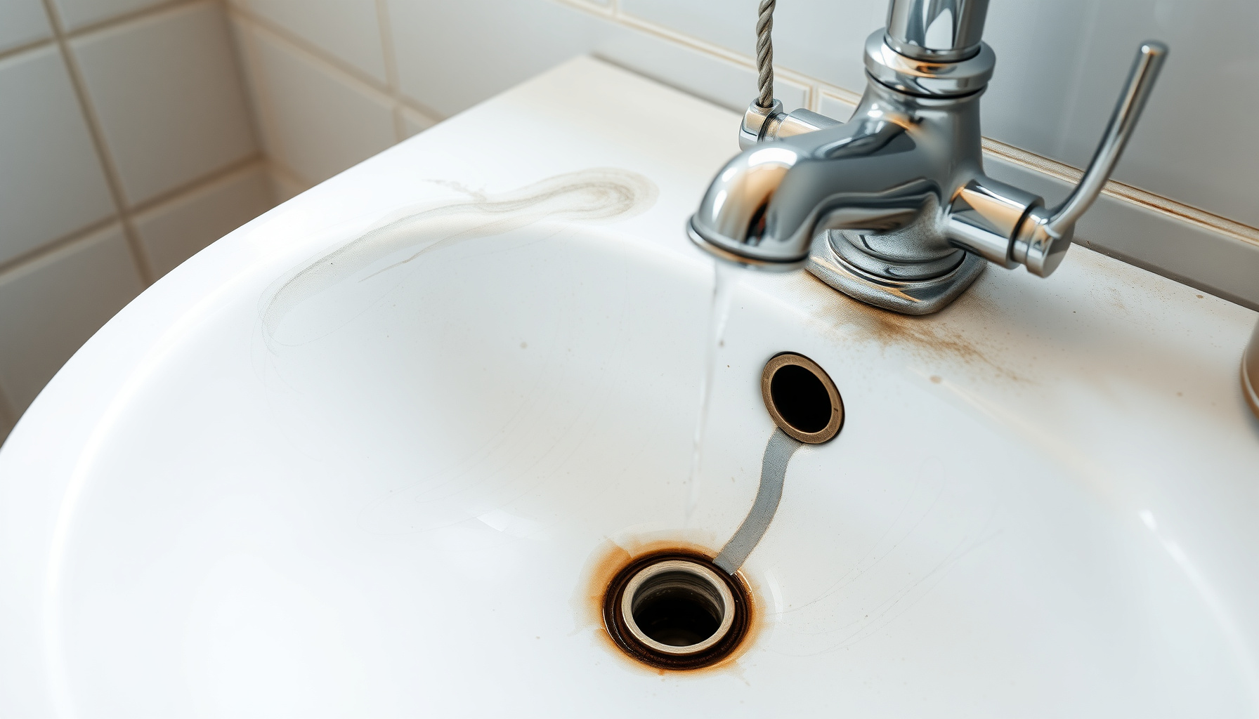 Why Does My Water Leave Gray Stains on Fixtures?