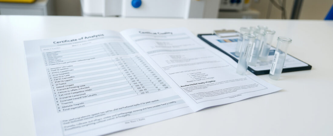 What Is a Water Quality Certificate of Analysis and How to Read It