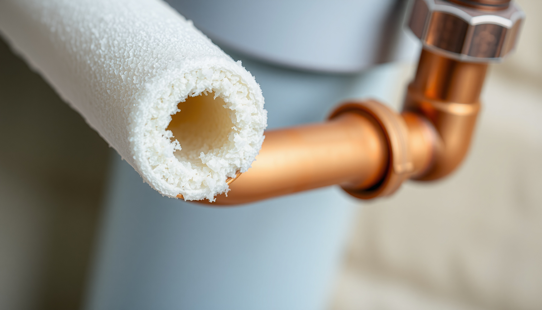 winterize whole house water filter system close-up view