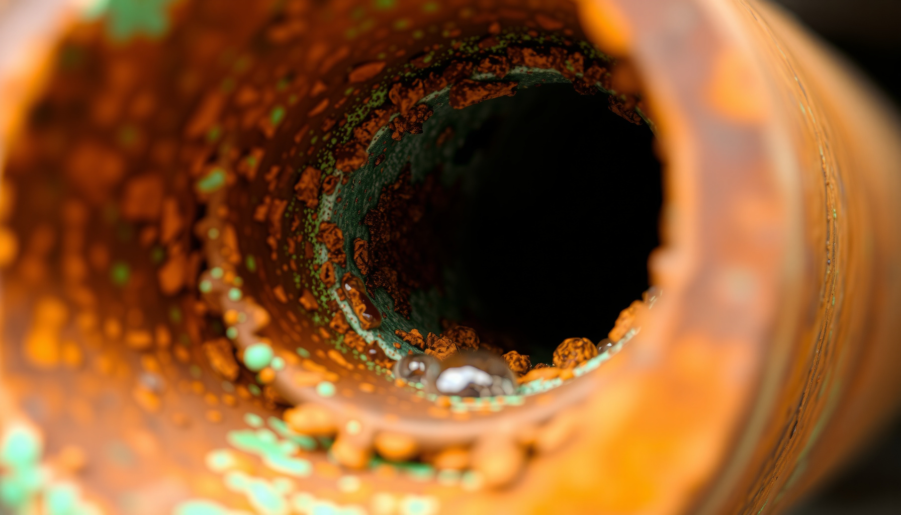 cold tap water tastes metallic close-up view
