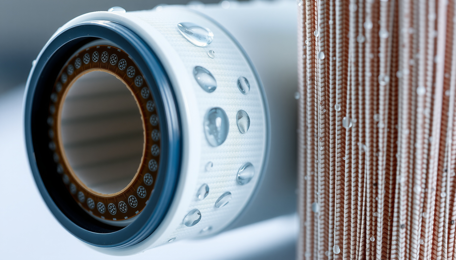 reverse osmosis vs whole house filter close-up view