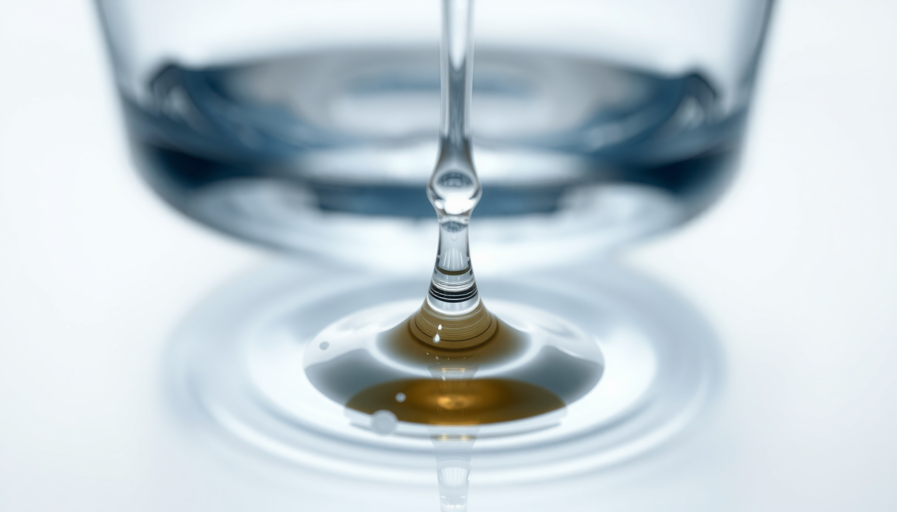 reverse osmosis water minerals close-up view