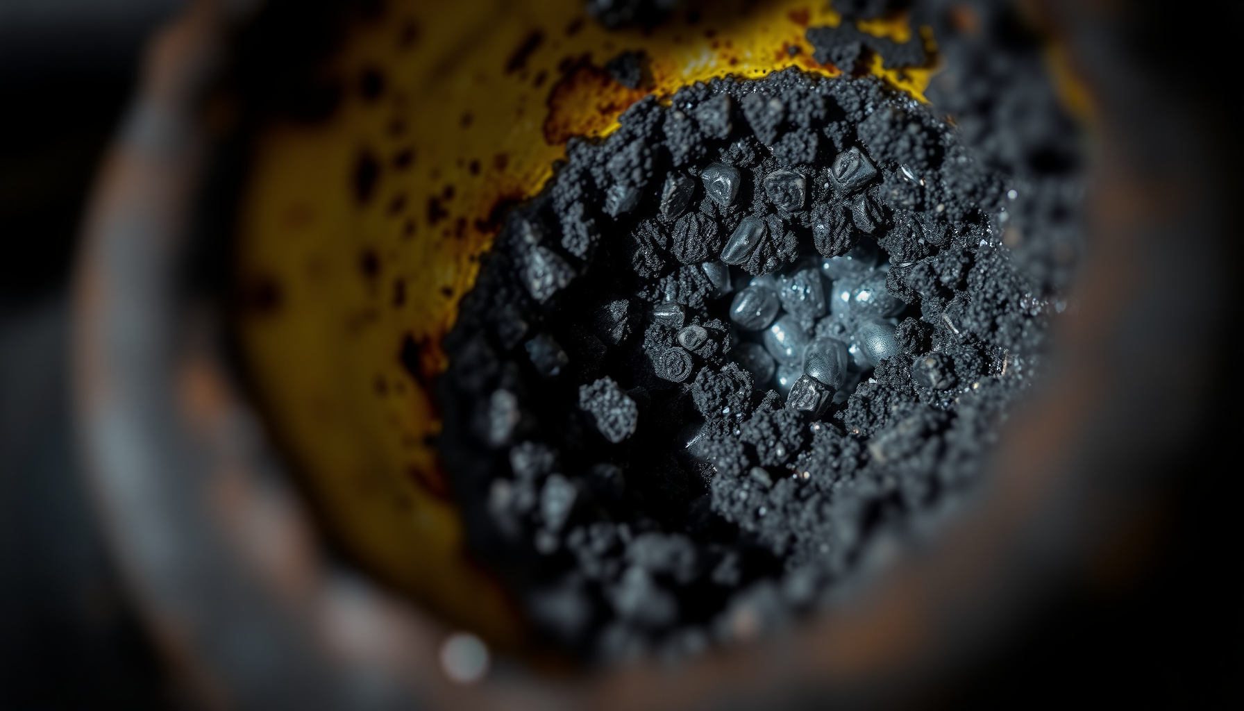 tap water smells like rotten eggs in the morning close-up view