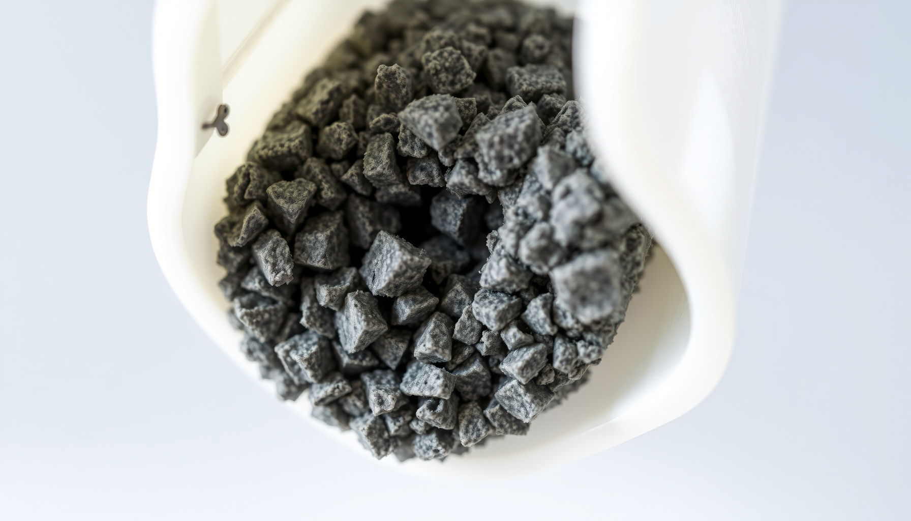 water tastes like plastic from new filter close-up view